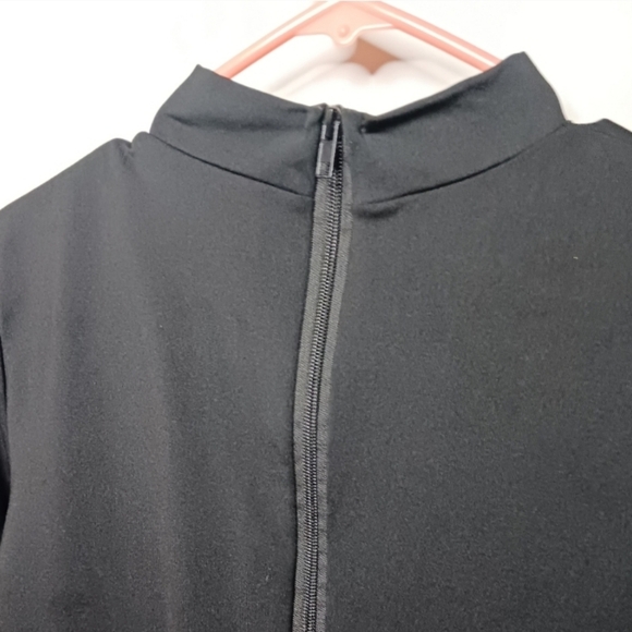 Women's One Piece Jumpsuit Long Sleeve High Neck Bodycon Tight Full length - Picture 8 of 10